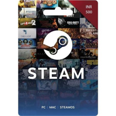 Steam Gift Card 500 INR INDIA Steam Gift Card 500 INR INDIA