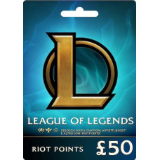 League of Legends £50 GBP Prepaid Gift Card